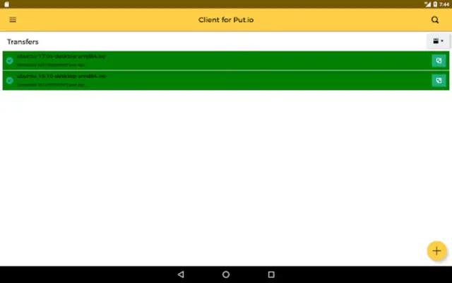 Client for Put.io android App screenshot 0