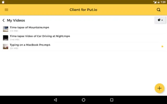 Client for Put.io android App screenshot 12