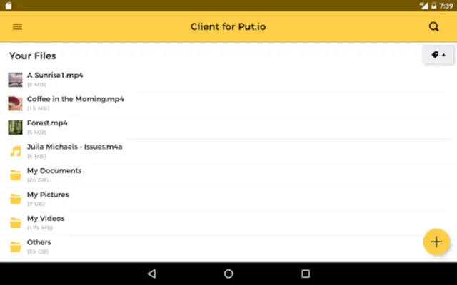 Client for Put.io android App screenshot 13