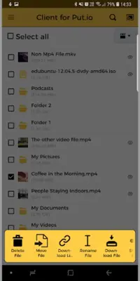 Client for Put.io android App screenshot 19