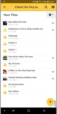 Client for Put.io android App screenshot 21