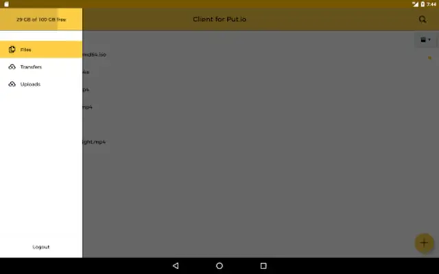 Client for Put.io android App screenshot 4