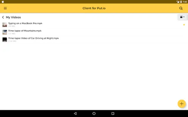 Client for Put.io android App screenshot 5