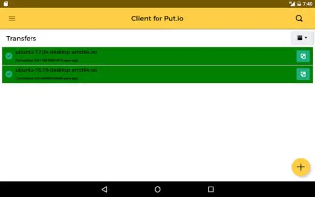 Client for Put.io android App screenshot 8